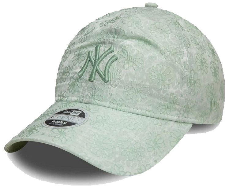 Czapka z daszkiem NEW ERA NYY Floral Damska 9TWENTY zielona