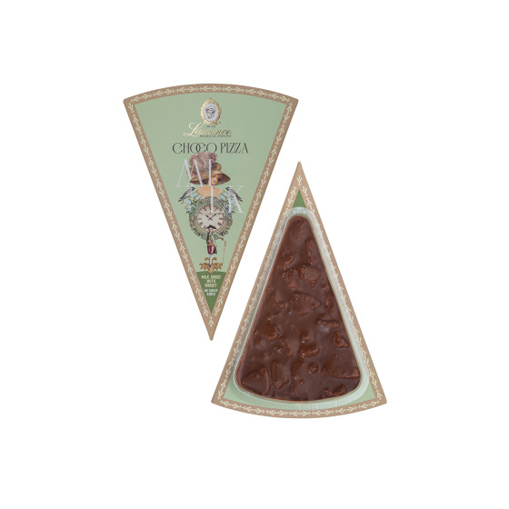 Pizza z mlecznej czekolady Laurence z herbatnikami i bez dodatku cukru, 100 g