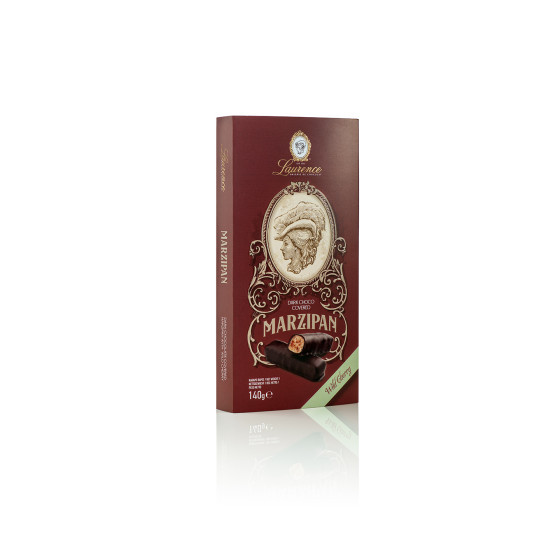Cukierki Laurence Marzipan Wild Cherry z marcepanem, czereśniami i ciemną czekoladą, 140 g
