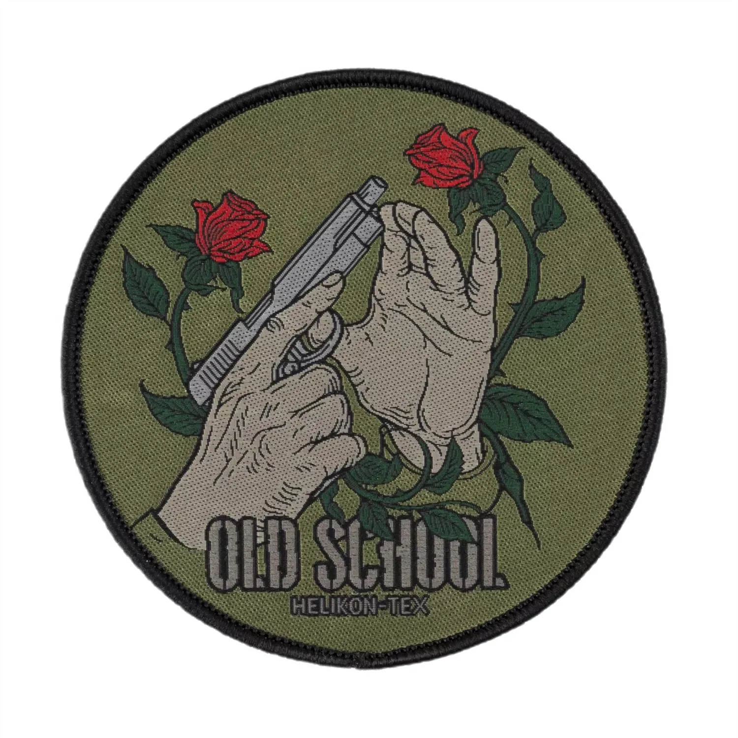 Emblemat Helikon-Tex Old School Patch - Zielony
