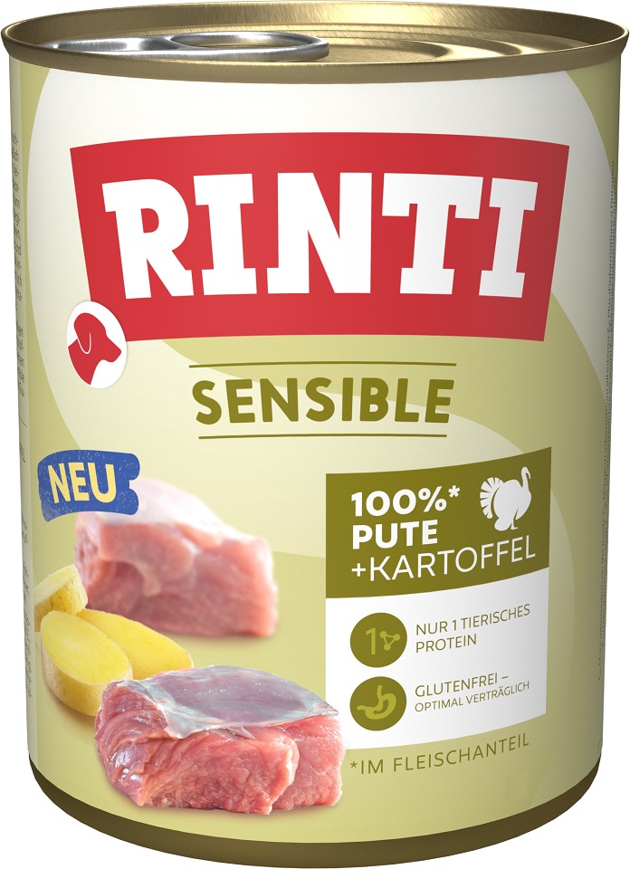 RINTI Sensible Indyk z ziemniakami 800g