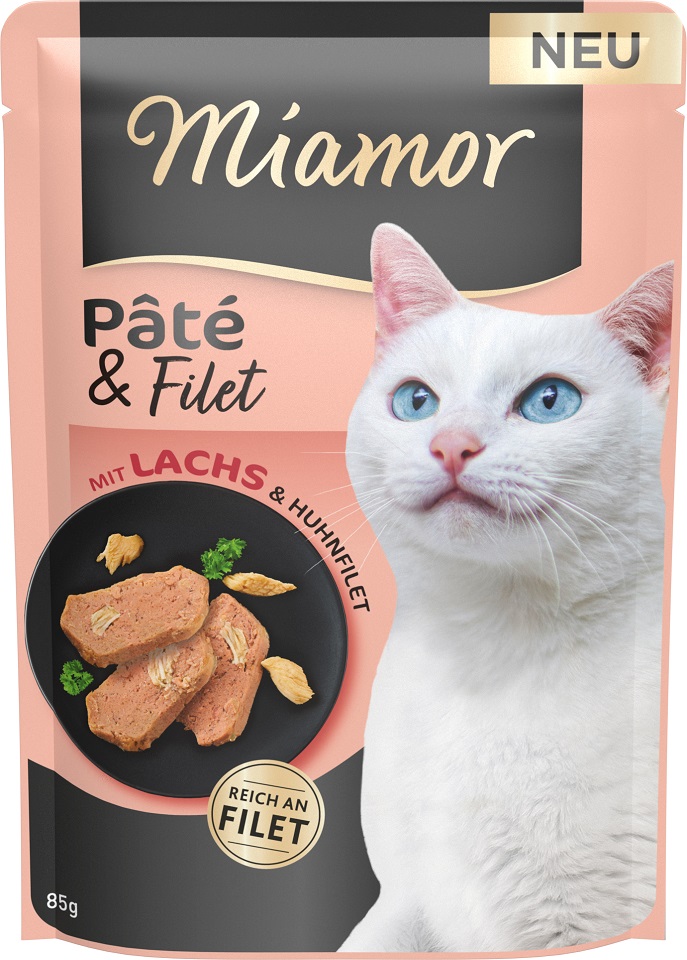MIAMOR Pate and Filet with Salmon kawałki filetów z łososiem 85 g
