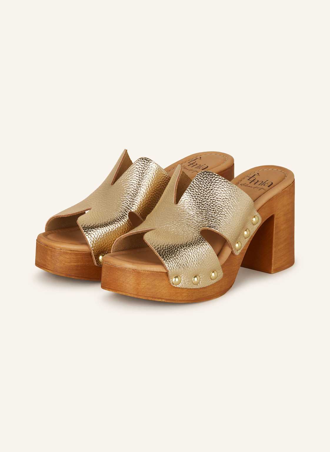 È Mia Mules Z Nitami gold