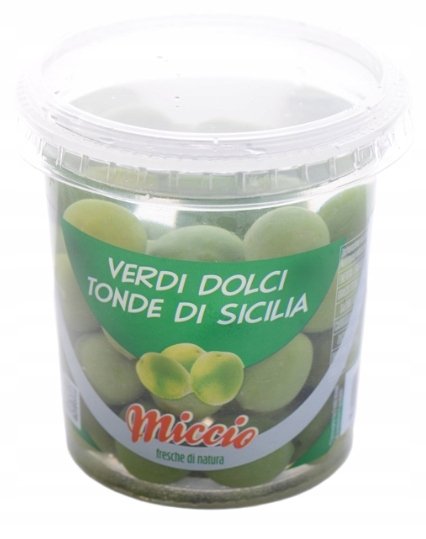 Świeże Oliwki zielone Olive Verdi Giganti Grecia 200g - Miccio