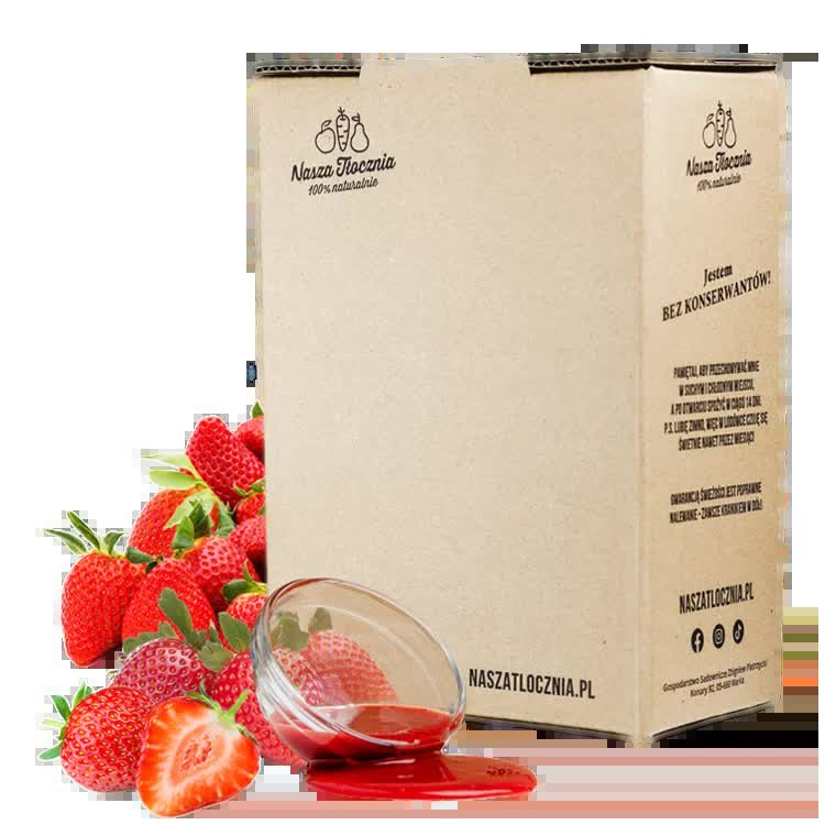 Przecier 100% Premium Truskawka Z Pestką 3Kg