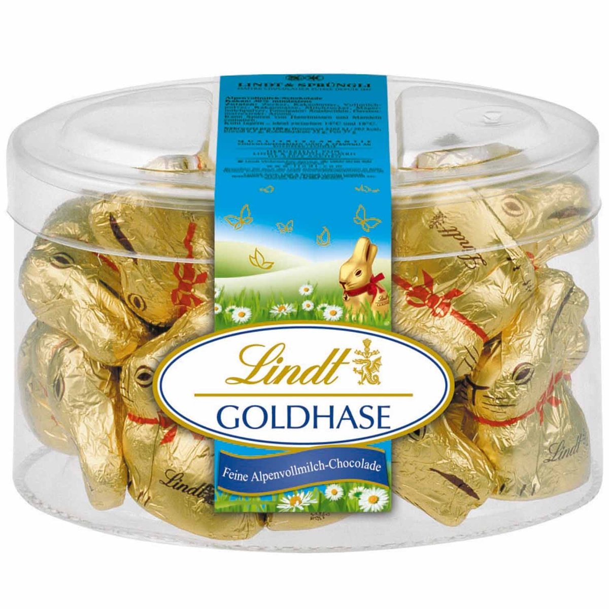 LINDT Goldhase mleczne złote króliki 20 szt 200g