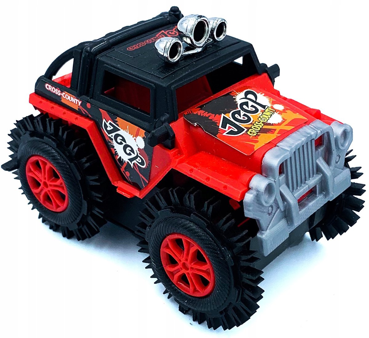 Autko jeep samochód przewrotka na baterie kopyrtek
