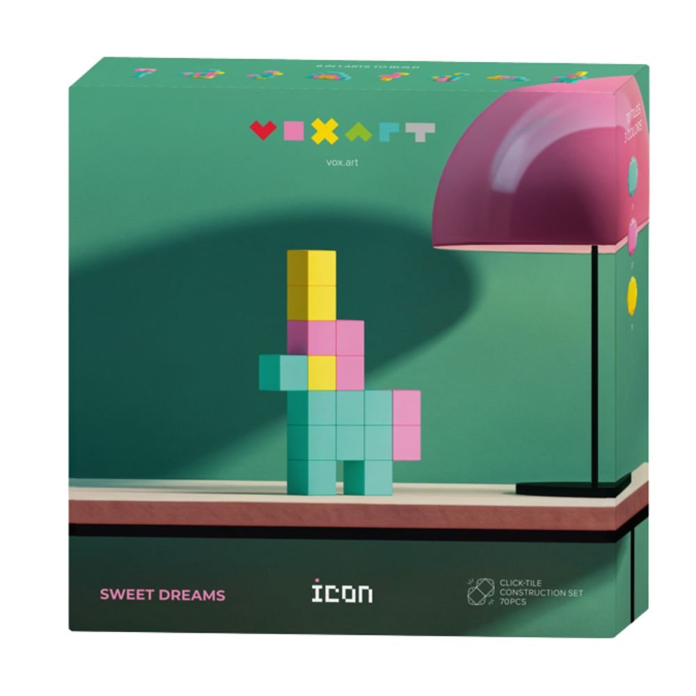 Klocki konstrukcyjne Pixio VoxArt - Sweet Dreams Icon Collection 70 el.