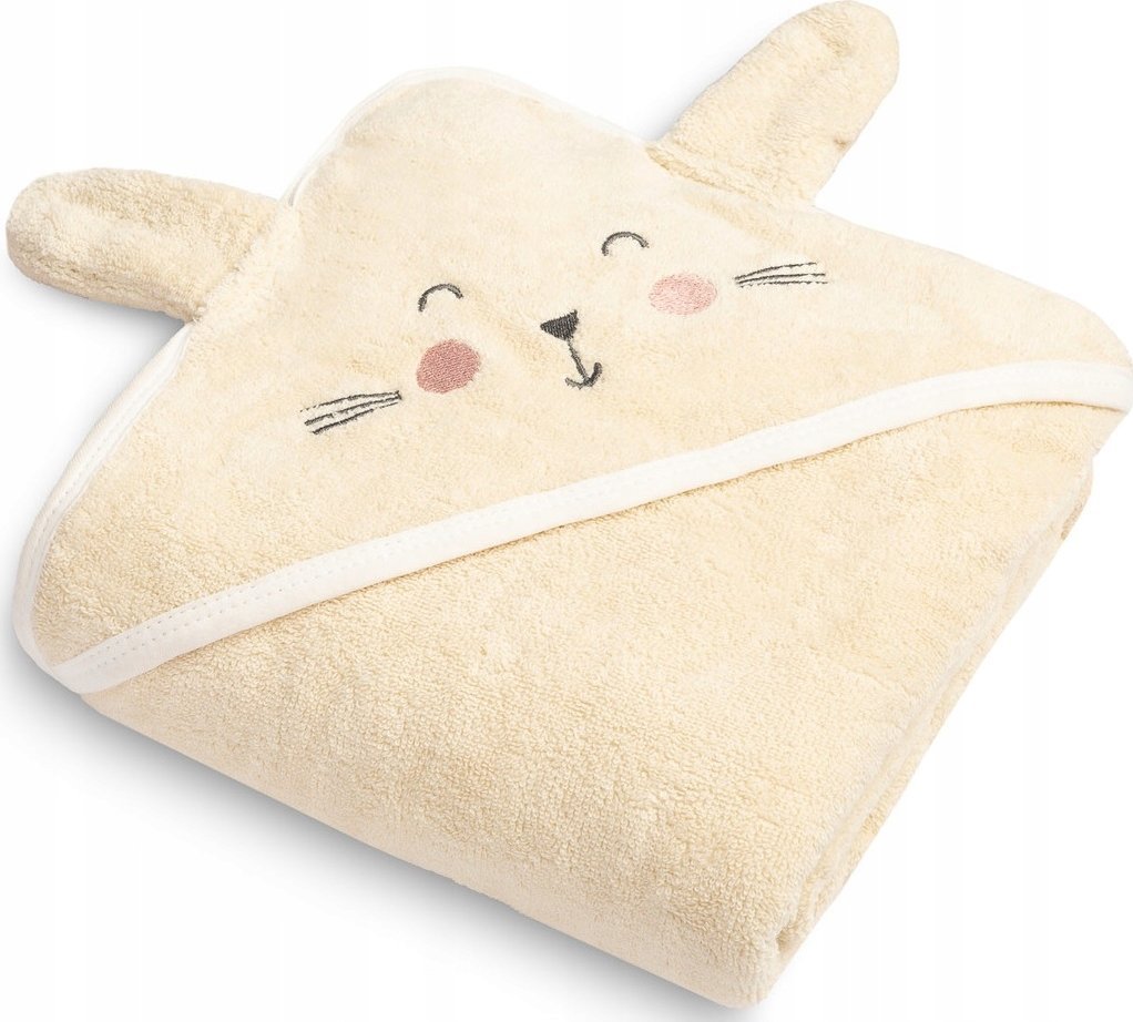 Sensillo OKRYCIE KĄPIELOWE KRÓLIK 90X90 ECRU