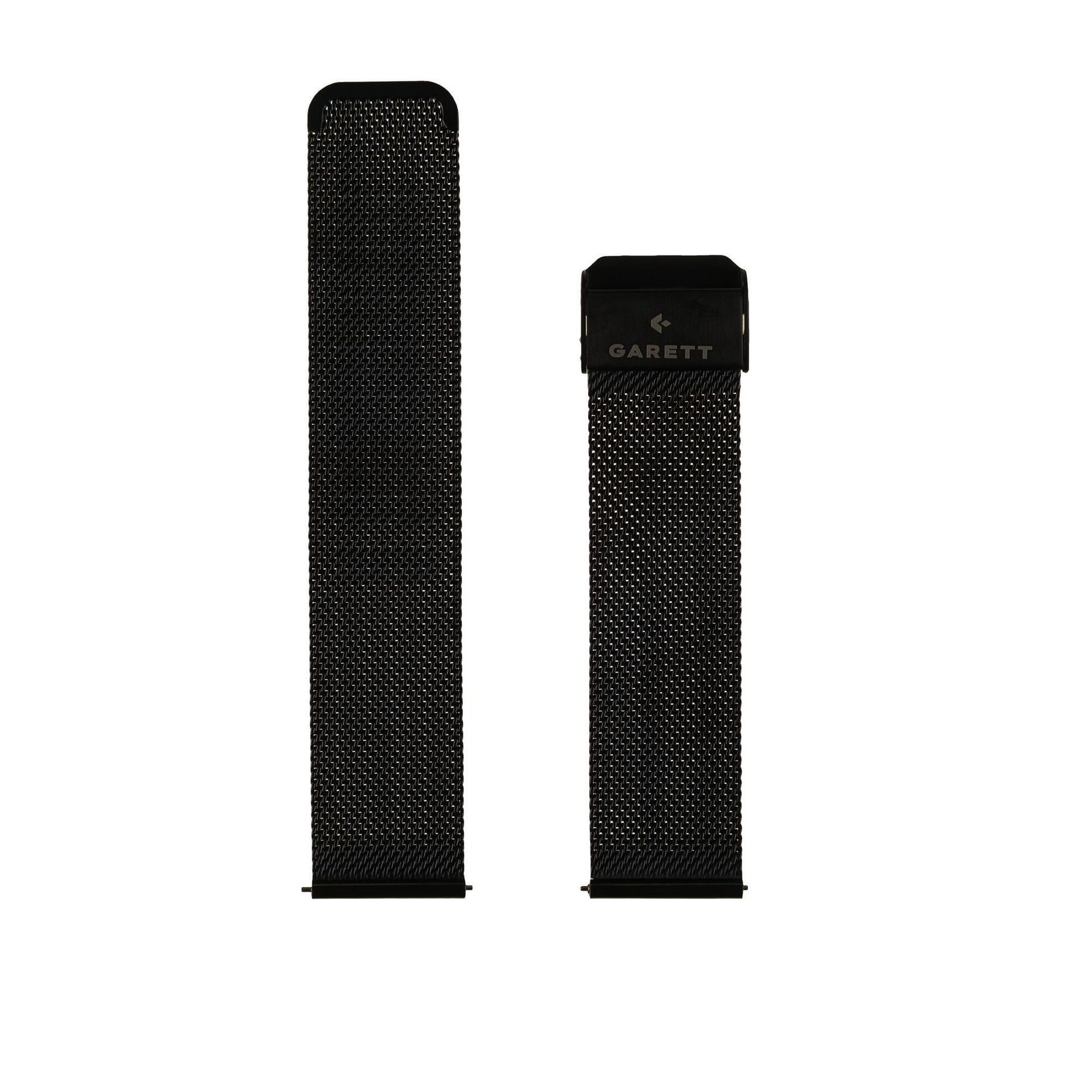 Garett czarna stalowa bransoleta do smartwatcha 20 mm 5904238485965