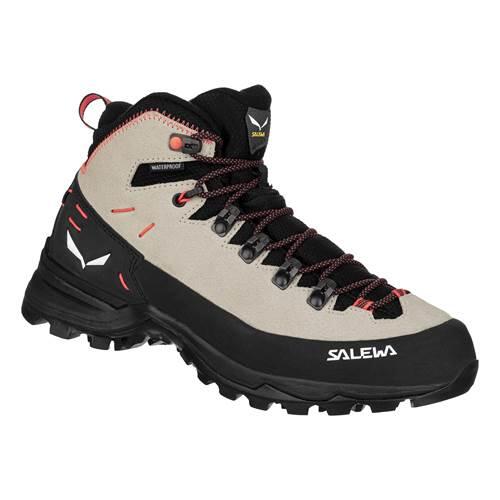 SALEWA ALP Mate Winter Mid WP W, Damskie buty trekkingowe, Oatmeal/Black, 42 EU, Oatmeal Black, 42 EU
