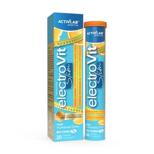 ElectroVit Slim, smak pomarańczowy, 20 tabletek musujących