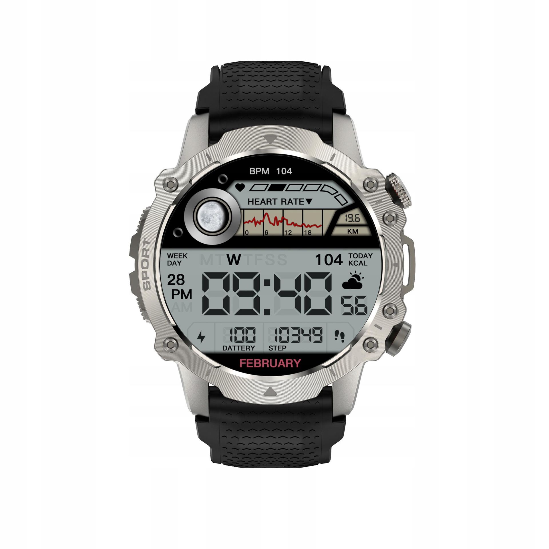Kiano Watch Sport Silver