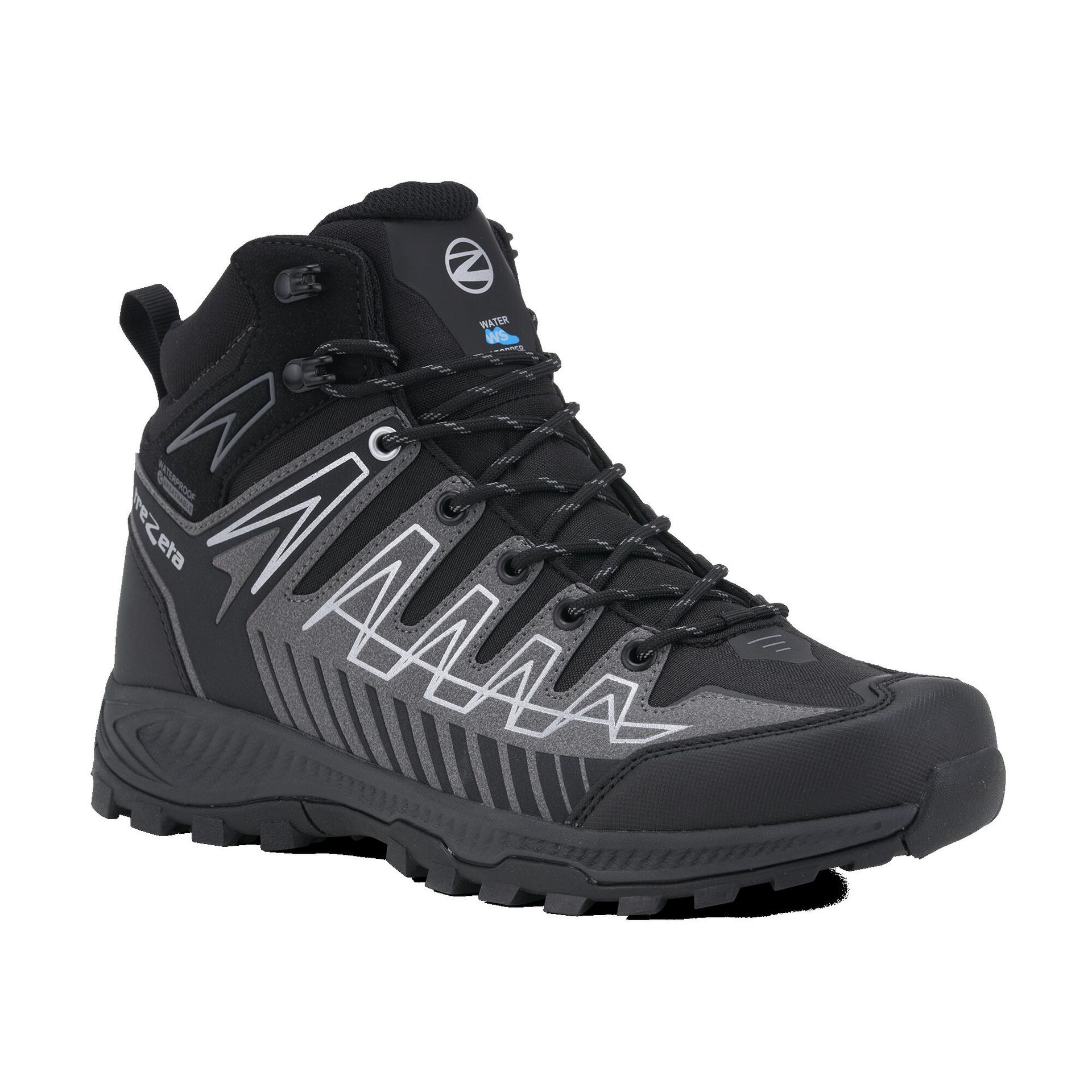 Trezeta Thunder Mid WP męskie buty trekkingowe, Czarny szary, 42 EU