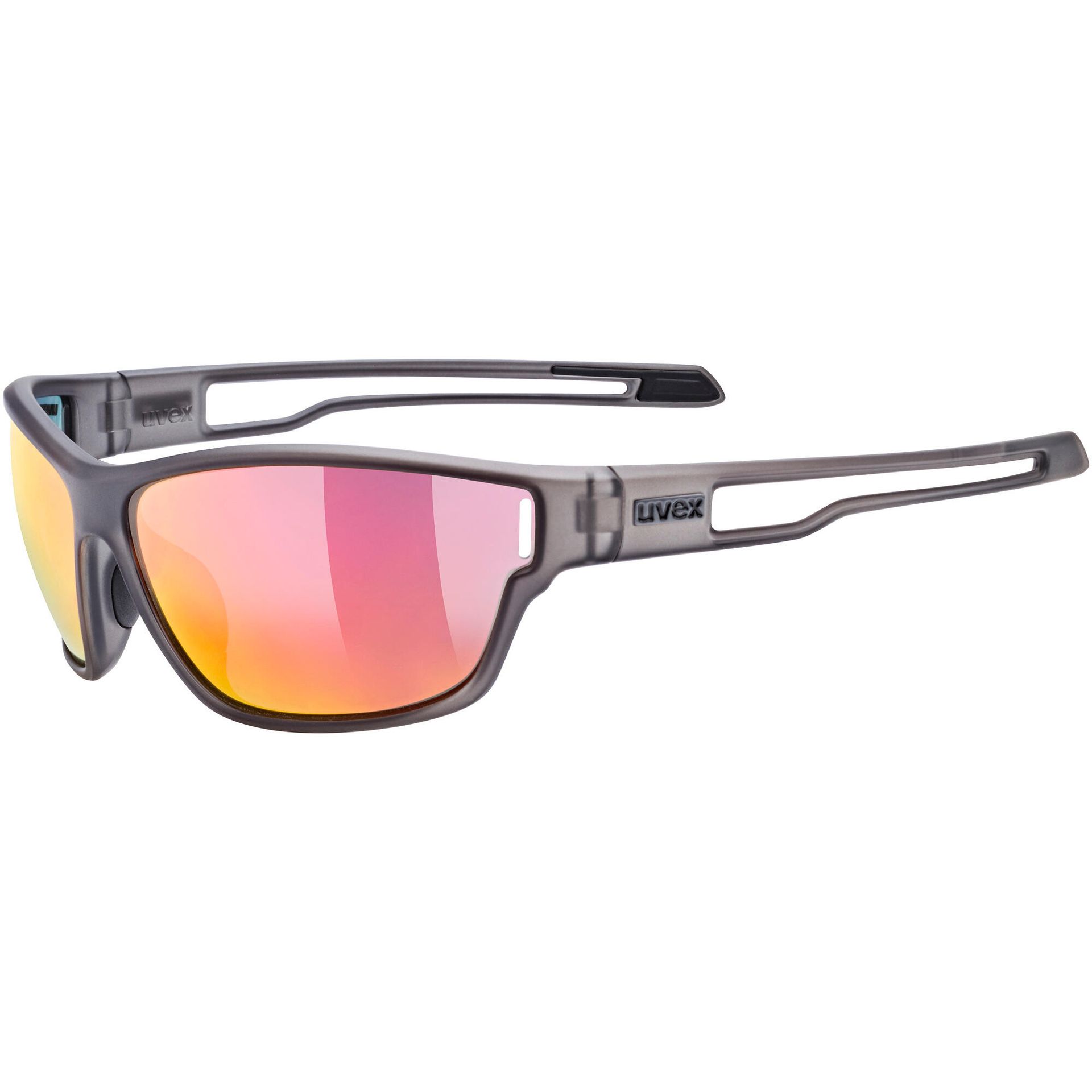 Okulary przeciwsłoneczne Uvex Sportstyle 806 Kolor: szary/czerwony