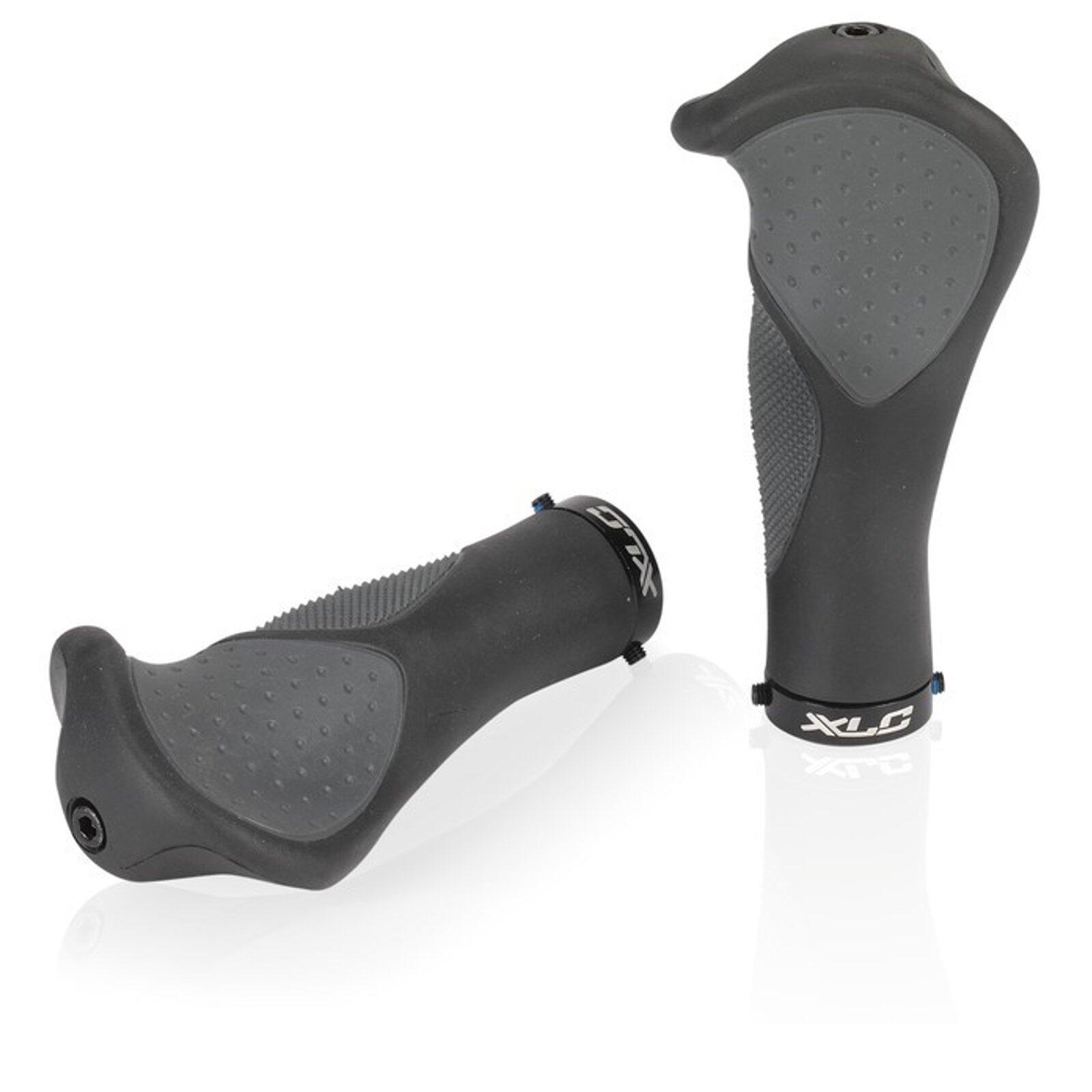 XLC Uchwyty  Ergonomic GR-S22, wielokolorowa 2501583800_schwarz/grau_135 mm