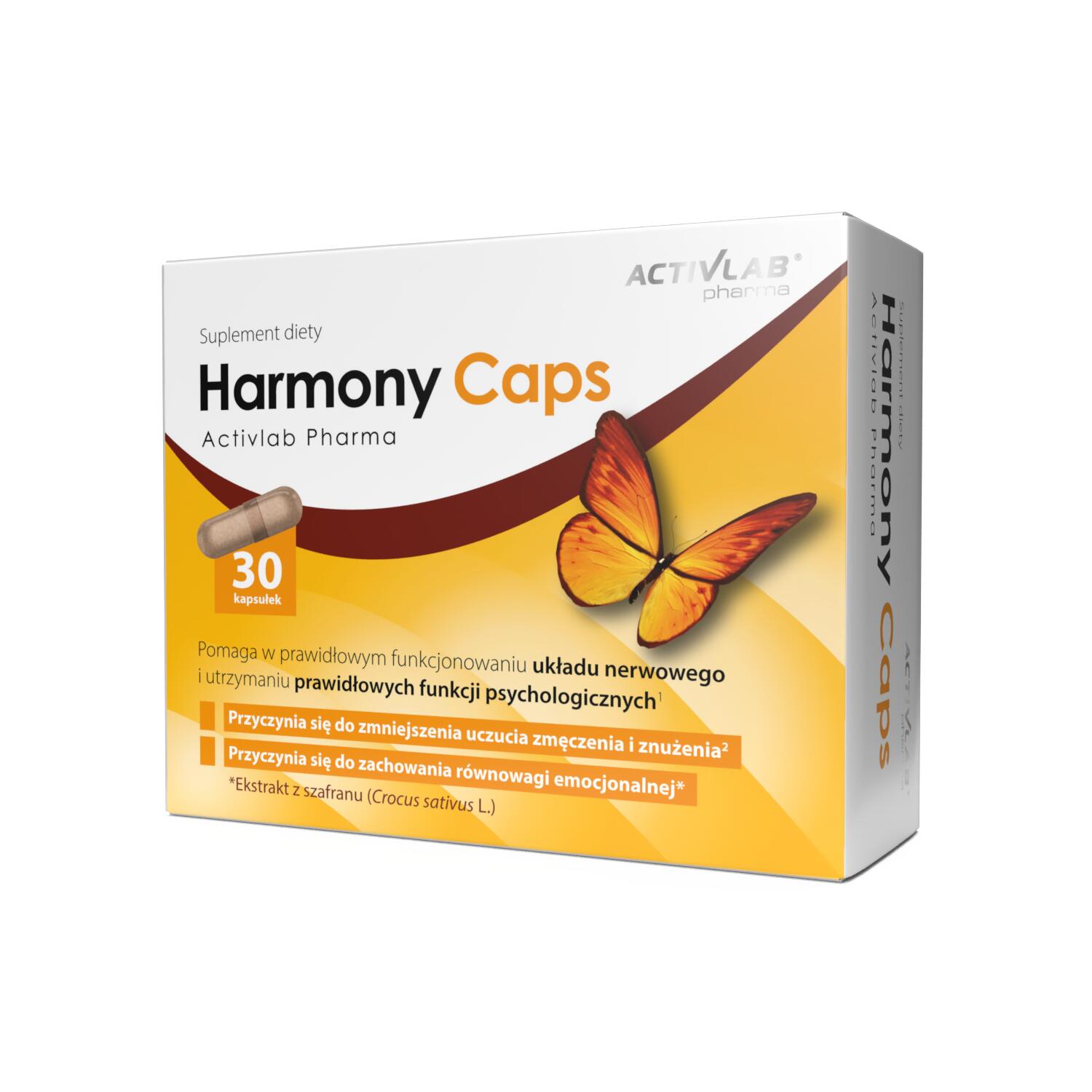 Kompleks witamin i minerałów ACTIVLAB Harmony Caps (30 kapsułek)