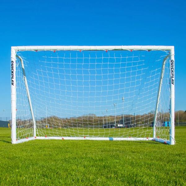 Bramka do piłki nożnej QuickPlay Q-Match Goal 240 x 150 cm biała WYSYŁKA W 24H 30 DNI NA ZWROT