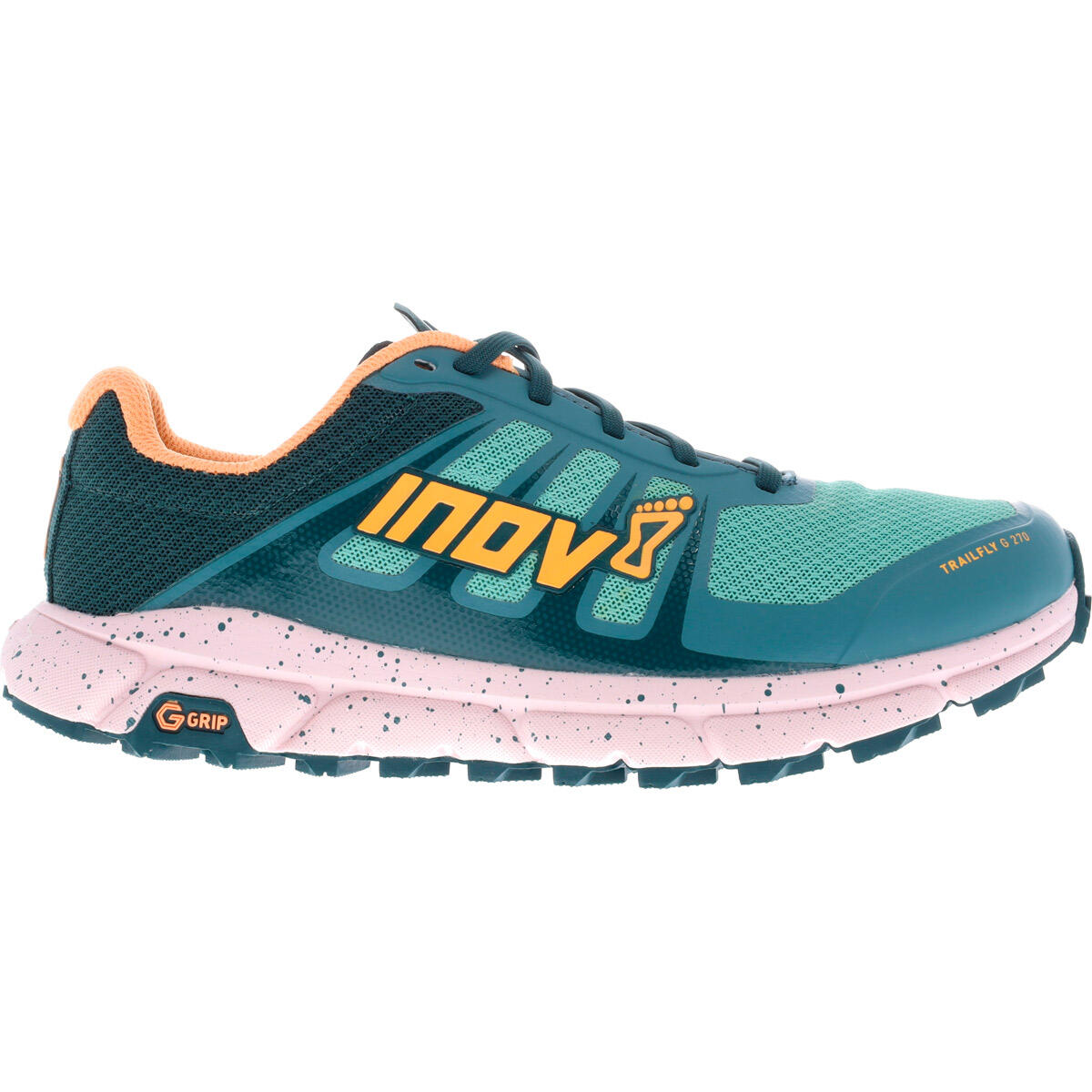 Damskie buty do biegania Inov-8 Trailfly G 270 V2 W (S) Pine/Peach  UK 5,5