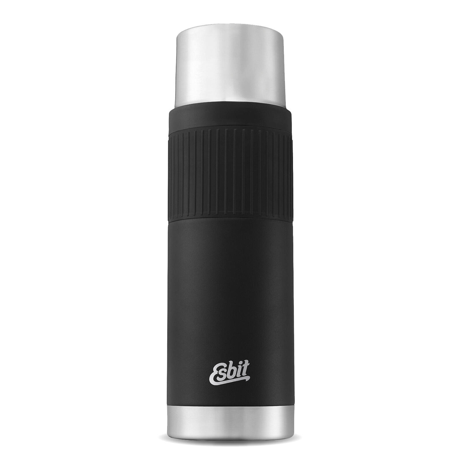 Esbit, Termos, Sculptor Vacuum Flask w/Sleeve, czarny, 1l