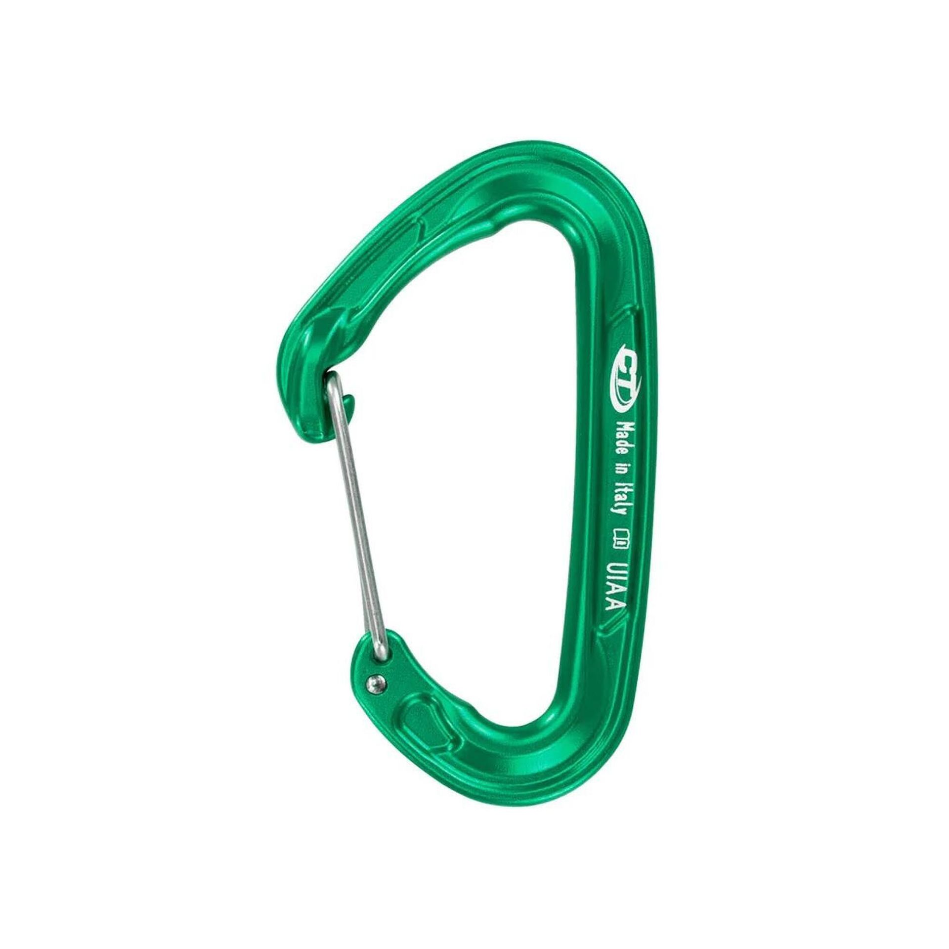 Climbing Technology Fly-Weight Evo Karabinek, green colour 2021 Karabinki niezakręcane 2C43900YV1CTSTD