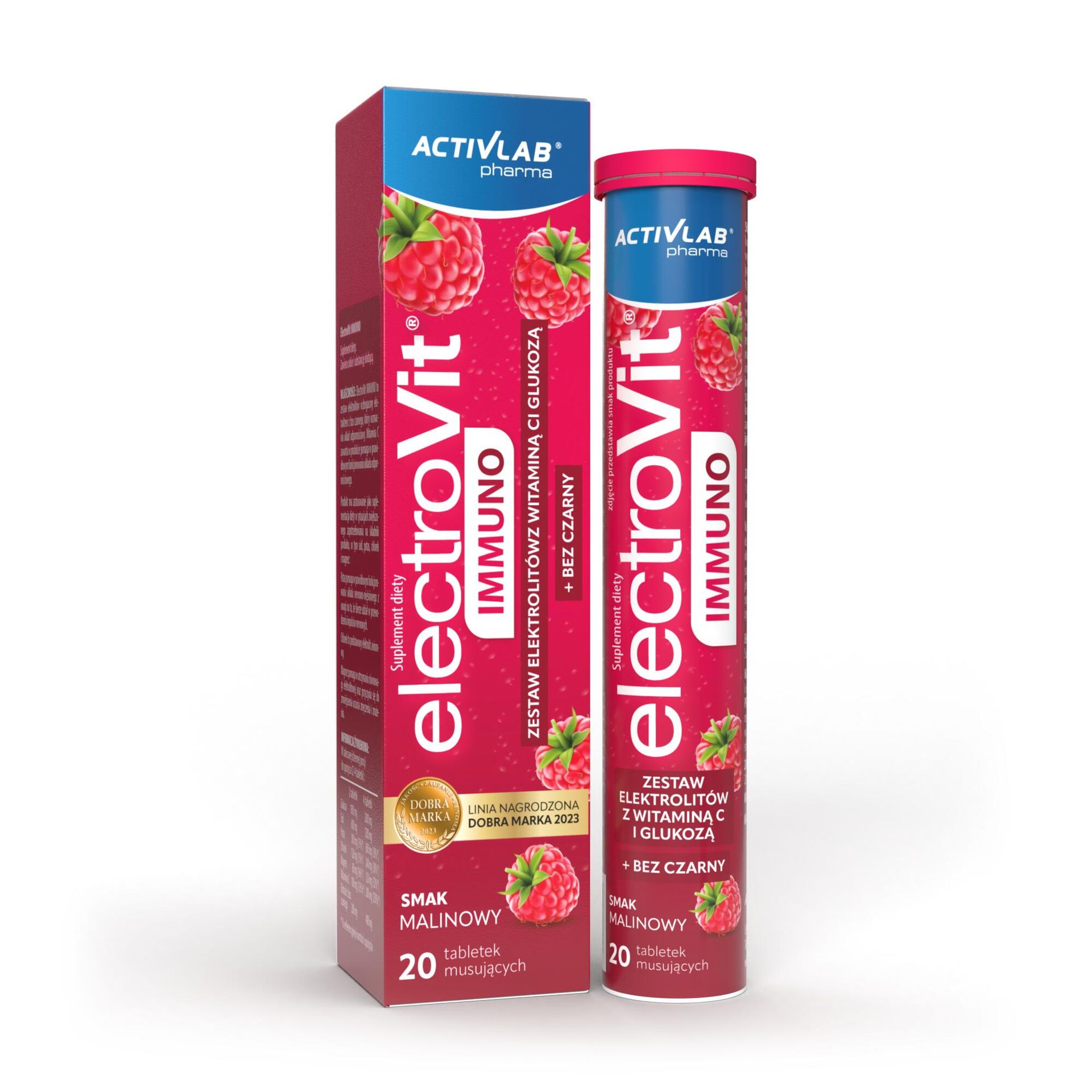 Activlab Pharma Electrovit Immuno malina, 20tabl. mus.