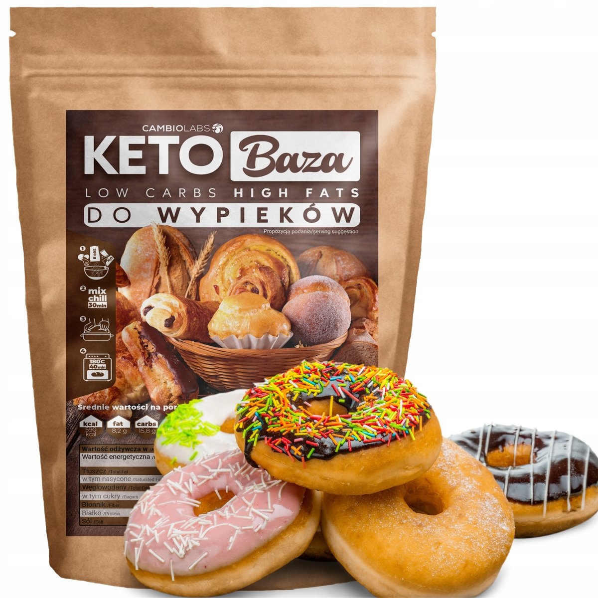 BAZA KETO DO WYPIEKÓW na słodko i do pieczywa