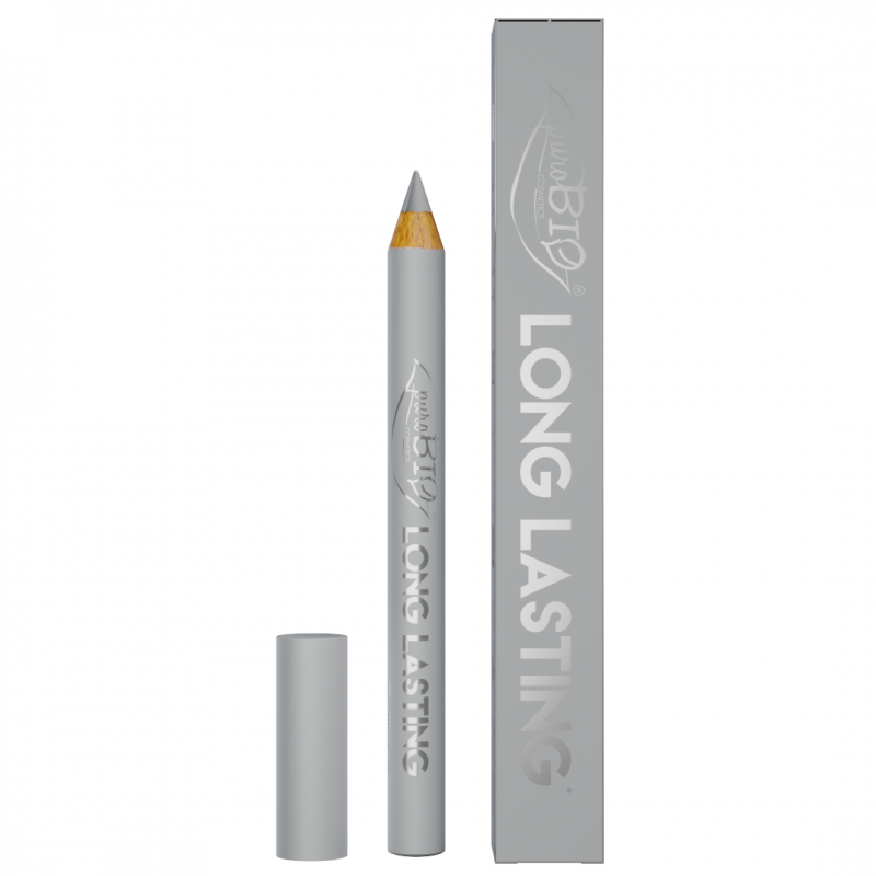 Cień do powiek w kredce Long Lasting PERŁOWY SREBRNY 28L