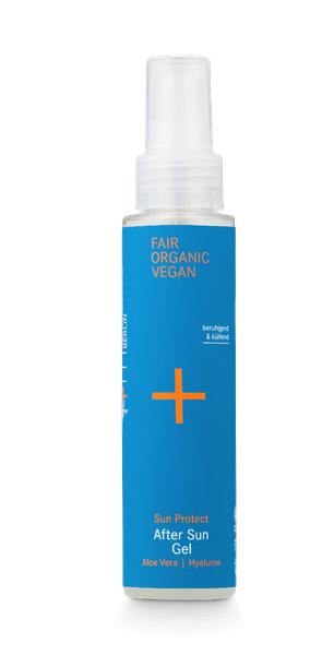 SUN PROTECT Żel po opalaniu z aloesem i kwasem hialuronowym 100ml i+m NATURKOSMETIK BERLIN
