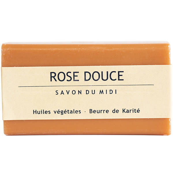 Mydło z masłem shea ROSE DOUCE (Róża) 100g Savon du Midi
