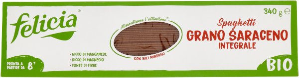 Makaron Spaghetti Grana Saraceno BIO 340g - Felicia