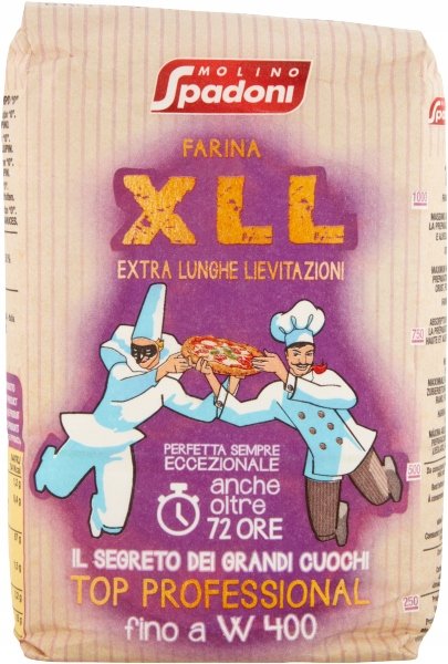 Mąka do pizzy XXL W400 1kg Molino Spadoni najmocniejsza dojrzewanie 72h