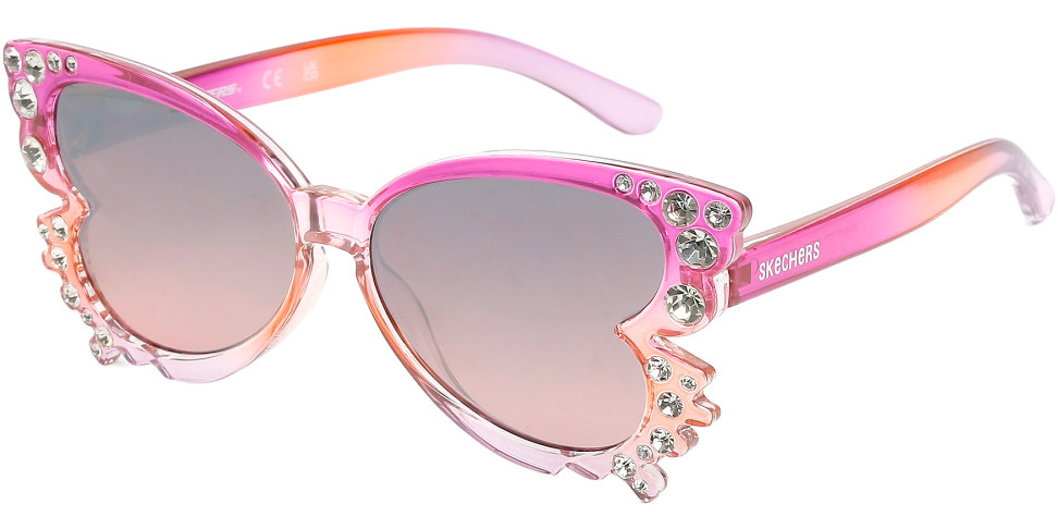 Okulary SKECHERS SE00017-5077T. Okulary przeciwsłoneczne, Kolor złoty. Dziecko.