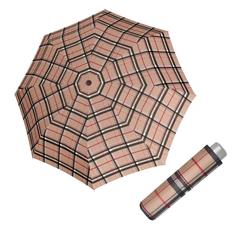 Mini Light Check - składany parasol męski