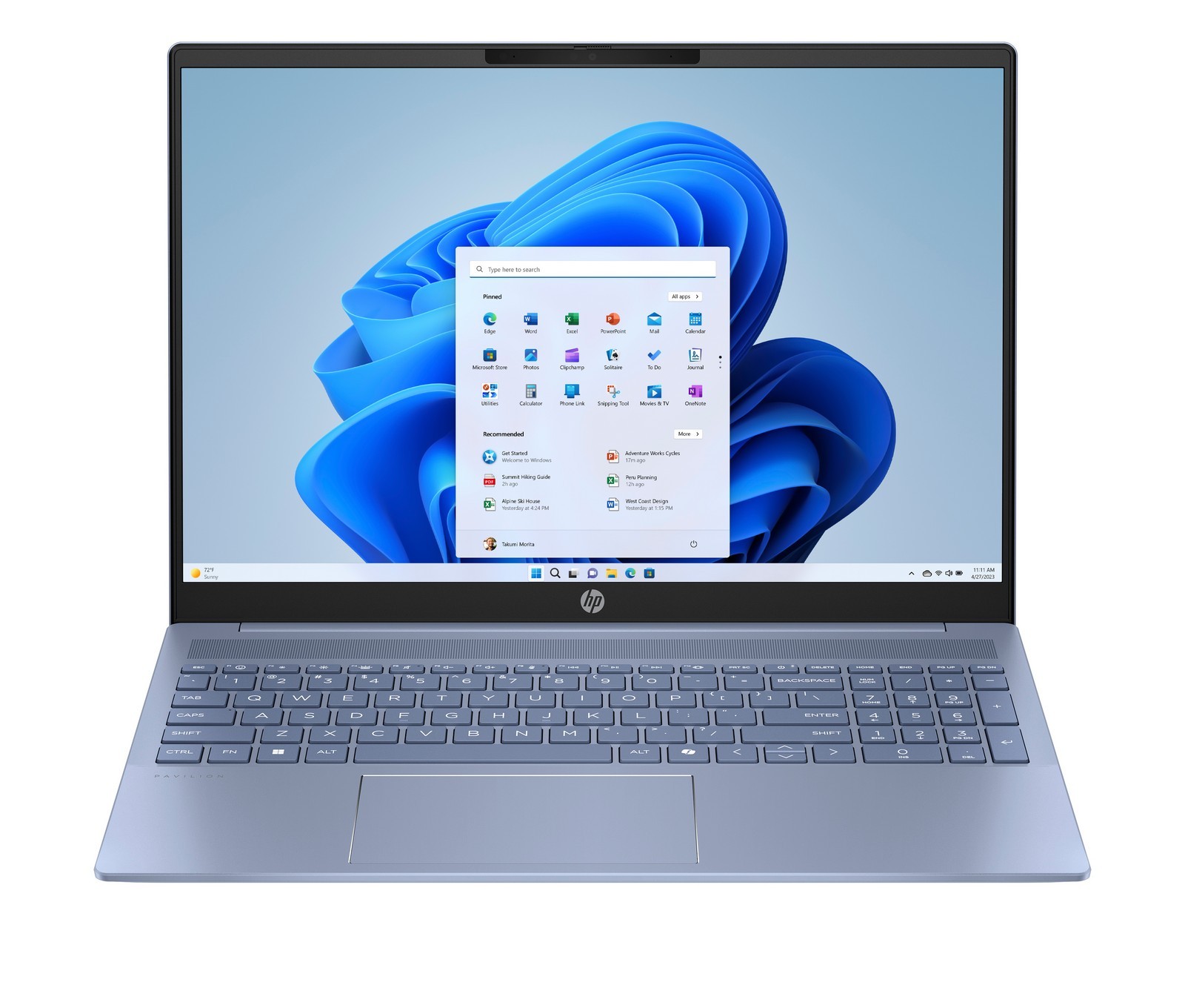 HP Pavilion 16-ag0009na / A2SC4EA / AMD Ryzen 5 / 8GB / SSD 512GB / AMD Radeon / WUXGA / Dotyk / Win 11 / Niebieski