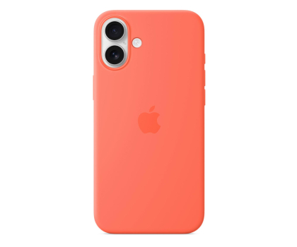 Apple Silikonowe etui MagSafe do iPhone 16 Plus mandarynkowy