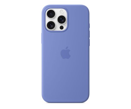 Apple Silikonowe etui MagSafe do iPhone 16 Pro Max błękitny hiacyn