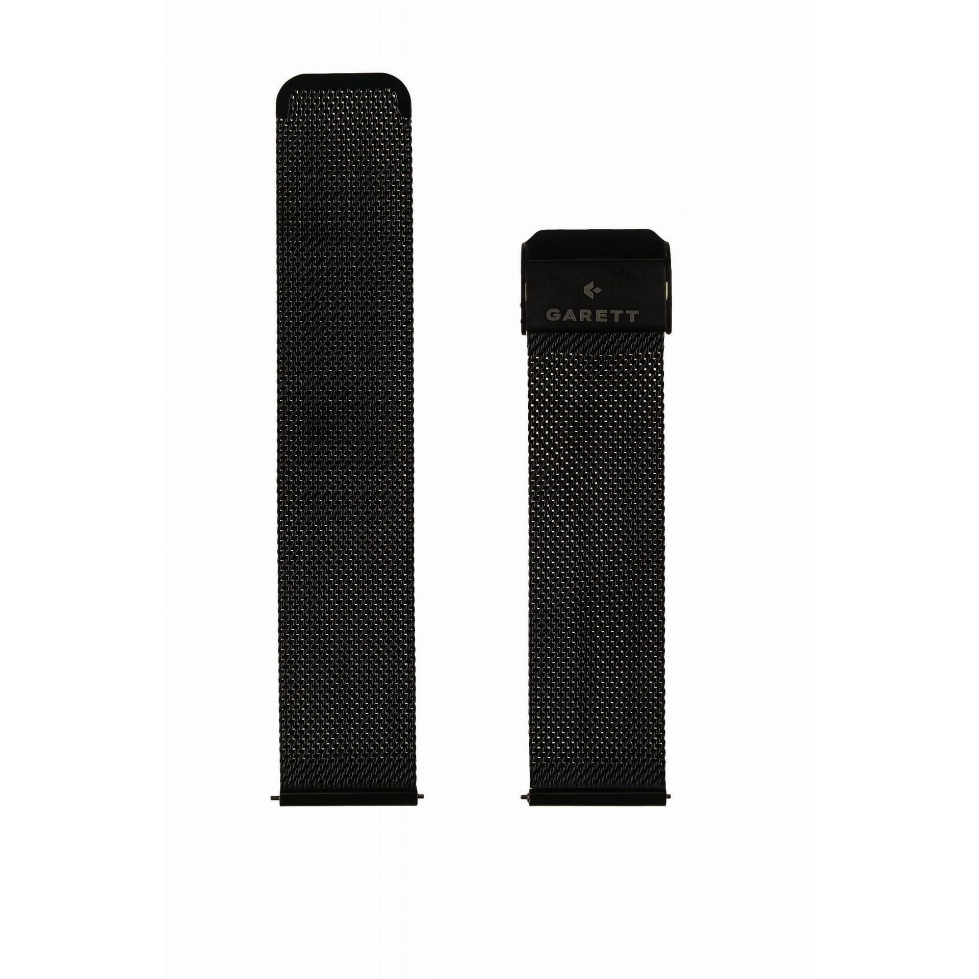 Garett czarna stalowa bransoleta do smartwatcha 22 mm 5904238486009