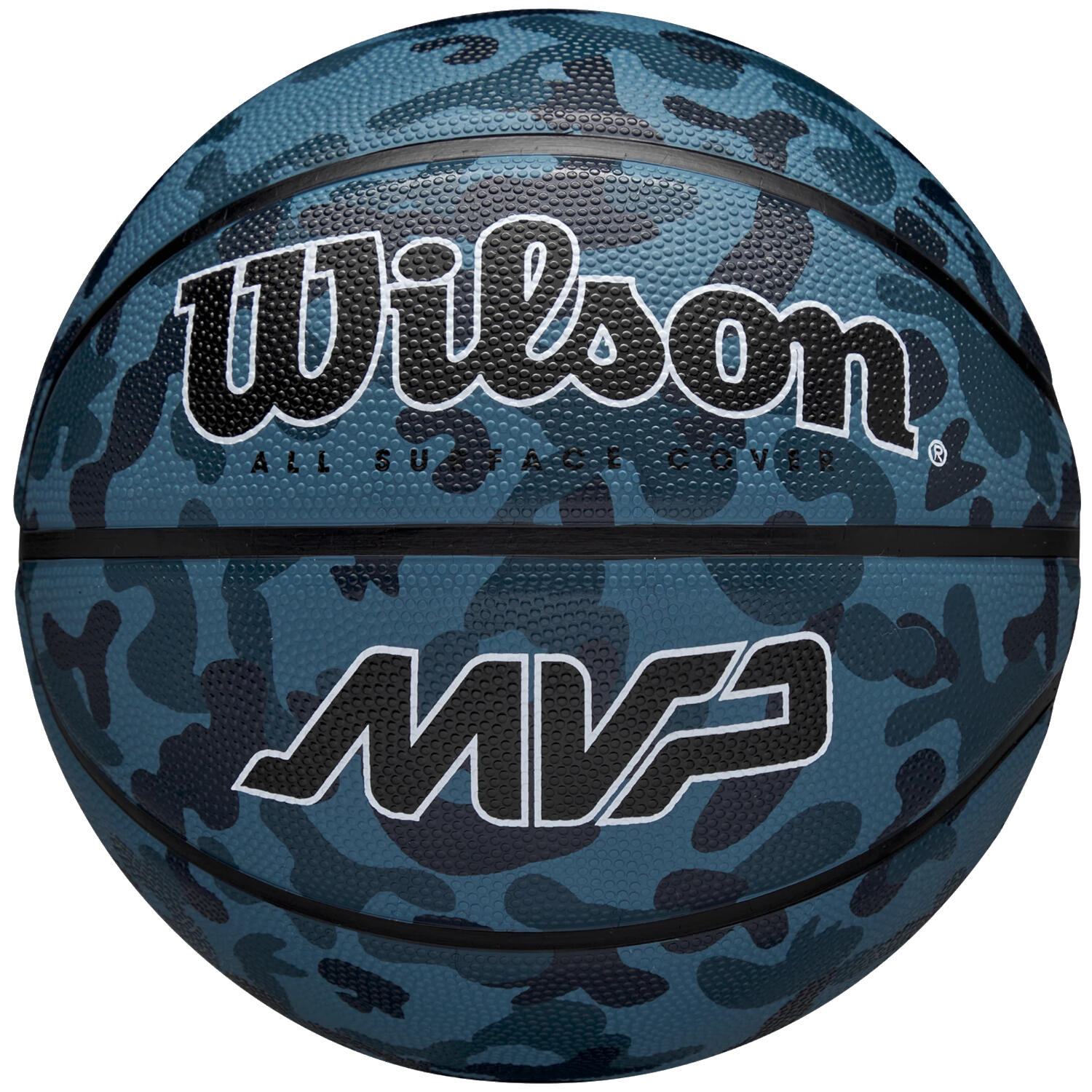 Piłka koszykowa WILSON MVP CAMO BSKT BLUE (Rozmiar 5)