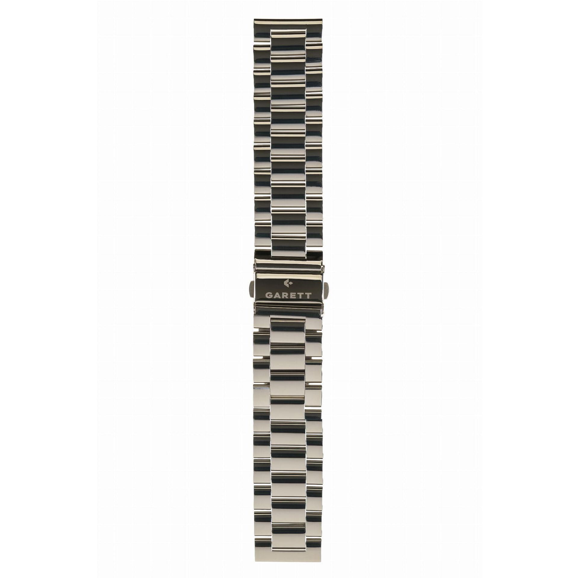 Garett srebrna stalowa bransoleta do smartwatcha 22 mm 5904238485934