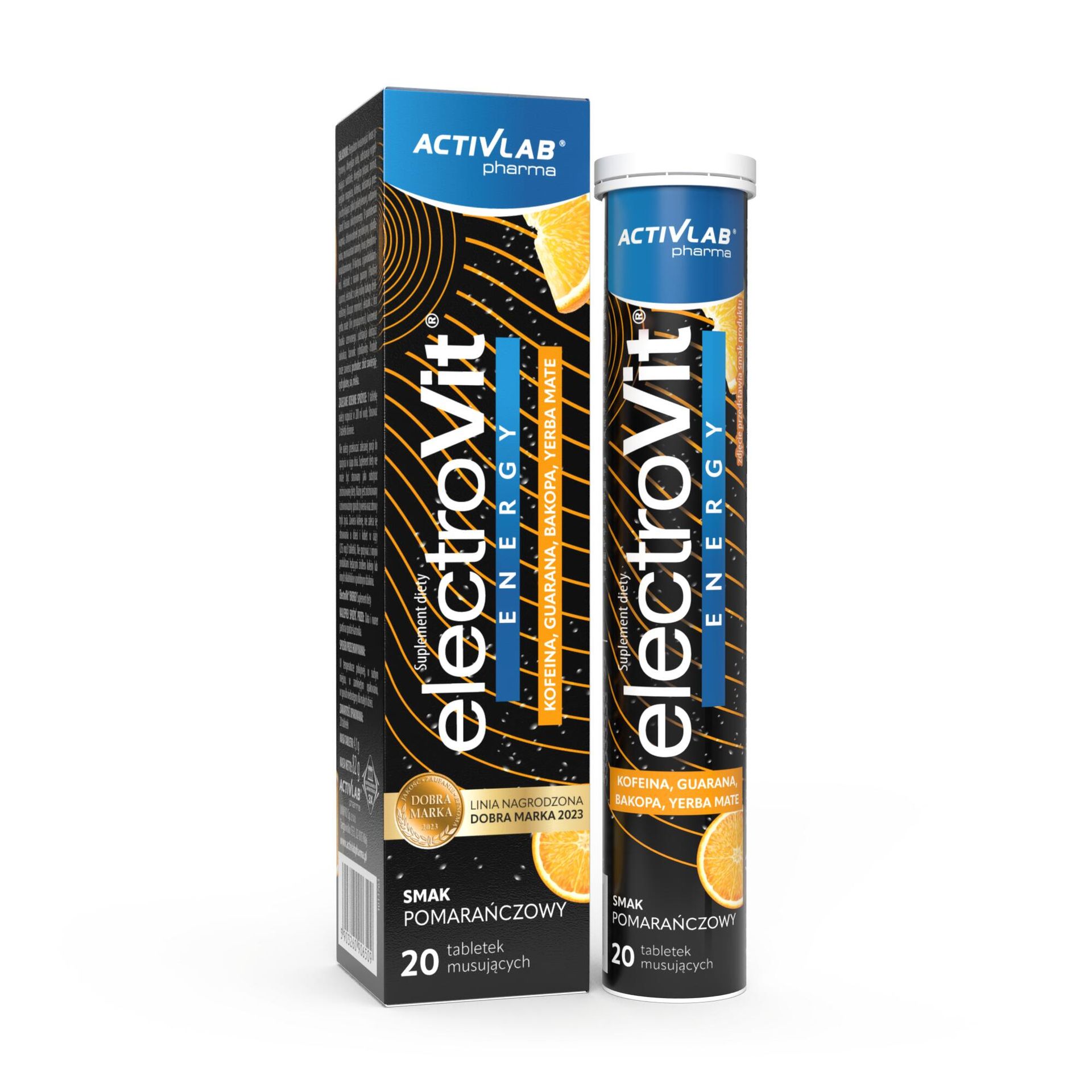 Elektrolity ACTIVLAB Energy Pomarańczowy (20 tabletek)