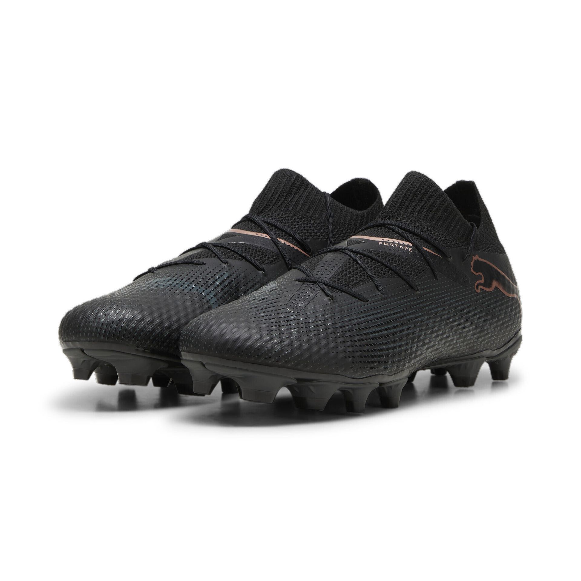 PUMA Męskie buty piłkarskie Future 7 Pro Fg/Ag, Puma Czarna miedź róża, 46.5 EU