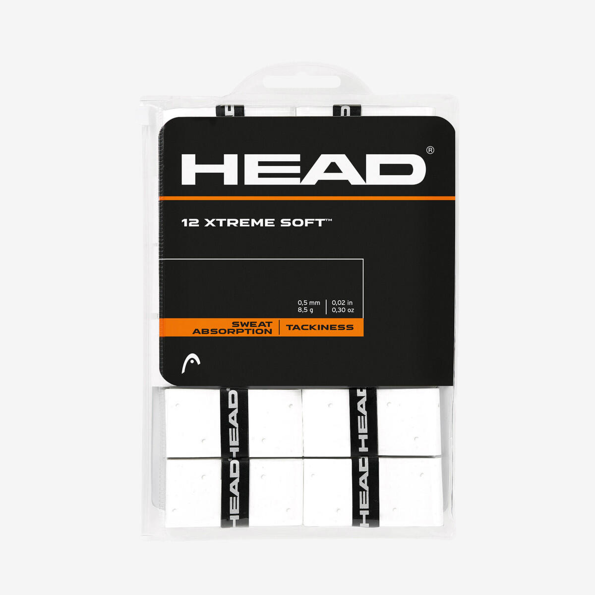 Head Xtreme Soft 12er over Grip, biały, One Size 285405-WH