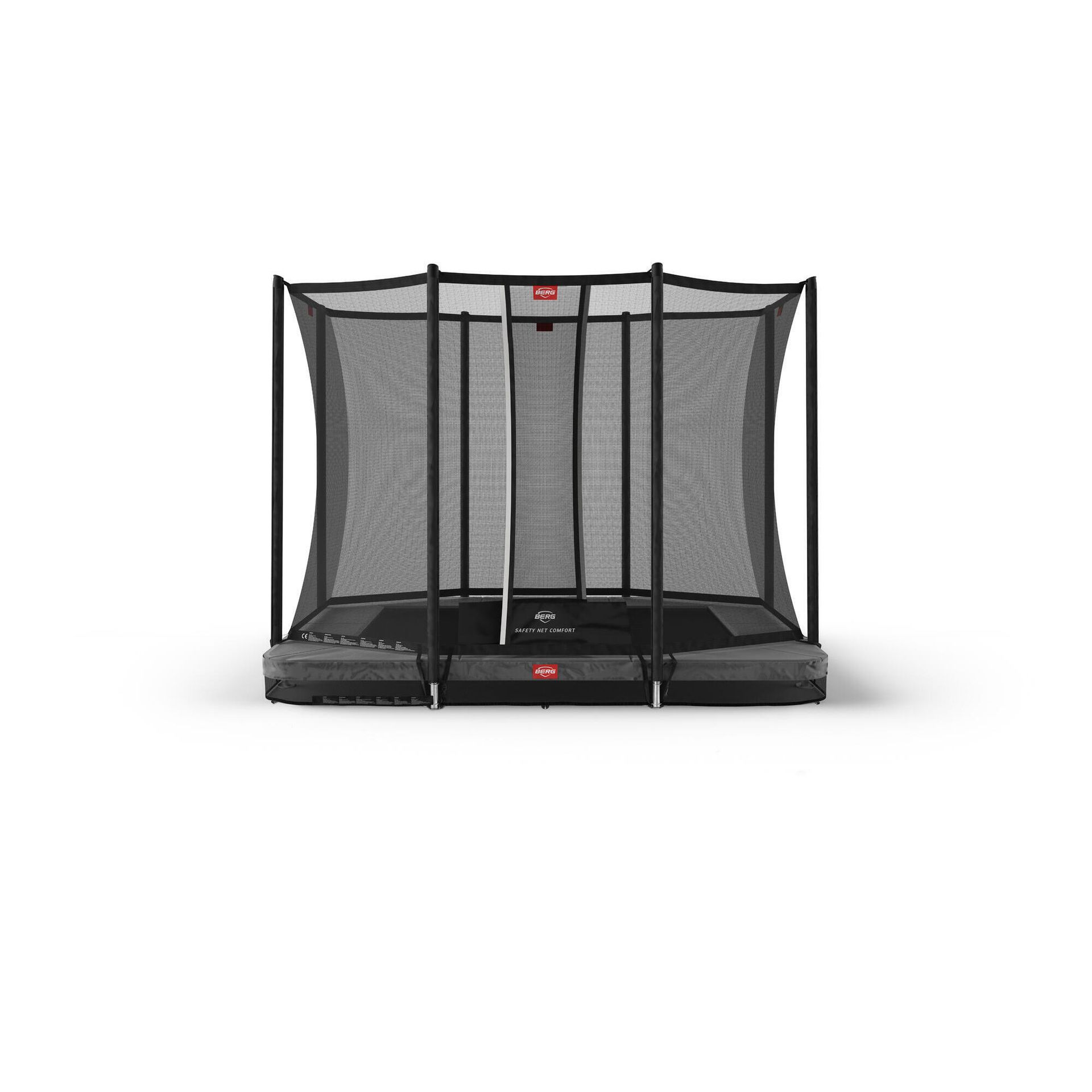 Berg Ultim Favorit InGround 280 Black + Safety Net Comfort grau BT-32.23.62.30