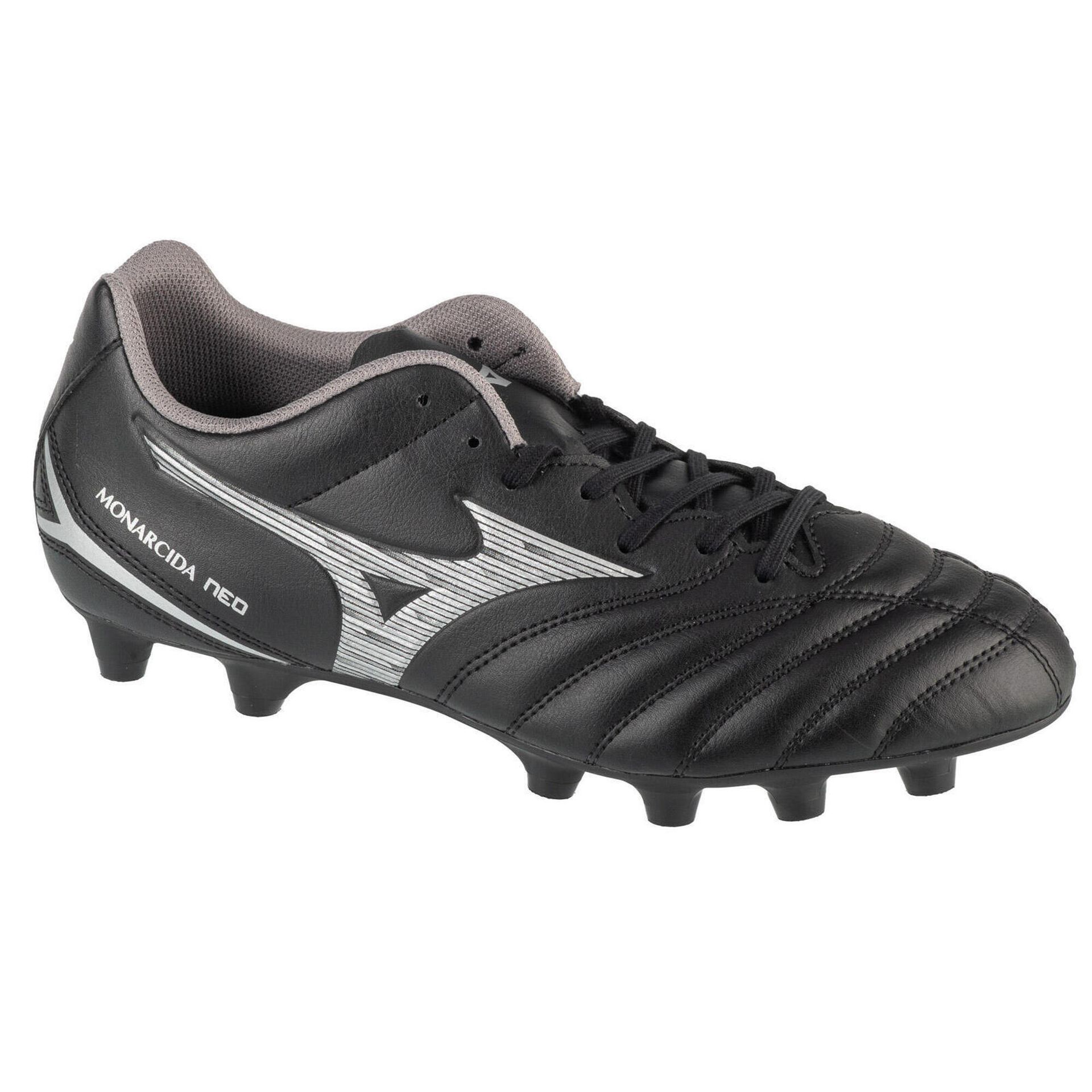 Buty piłkarskie męskie Mizuno Monarcida Neo III Select FG black/silver WYSYŁKA W 24H 30 DNI NA ZWROT