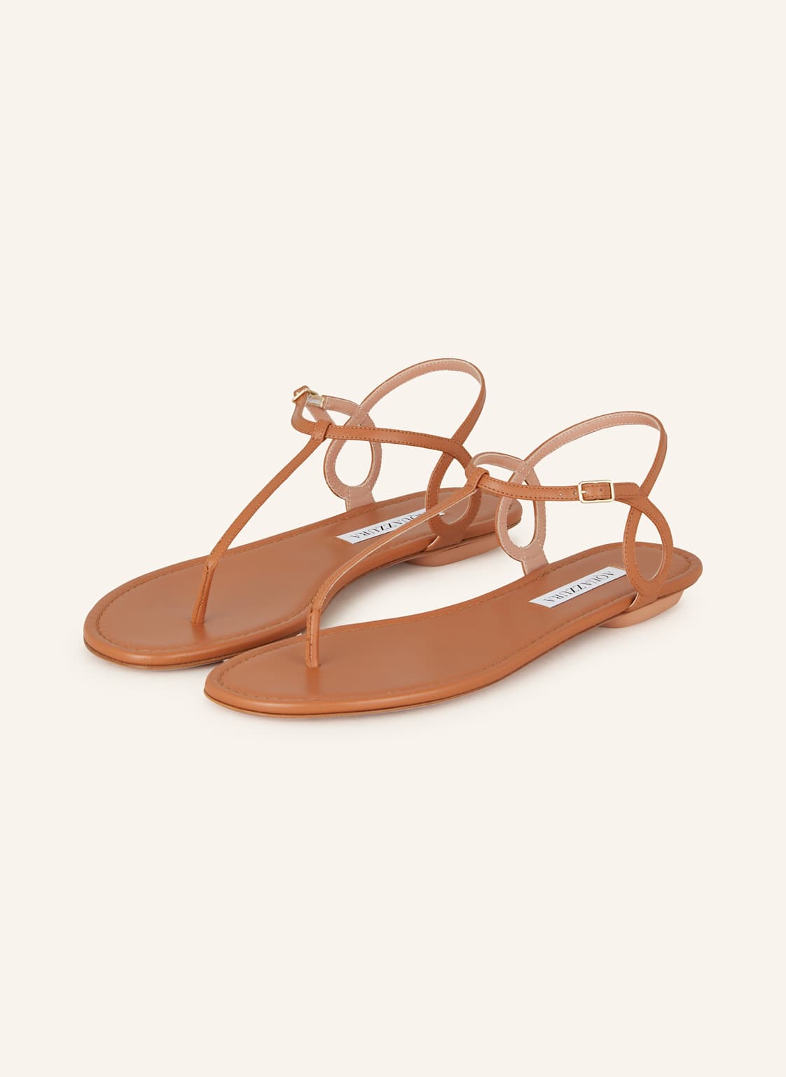 Aquazzura Japonki Almost Bare braun