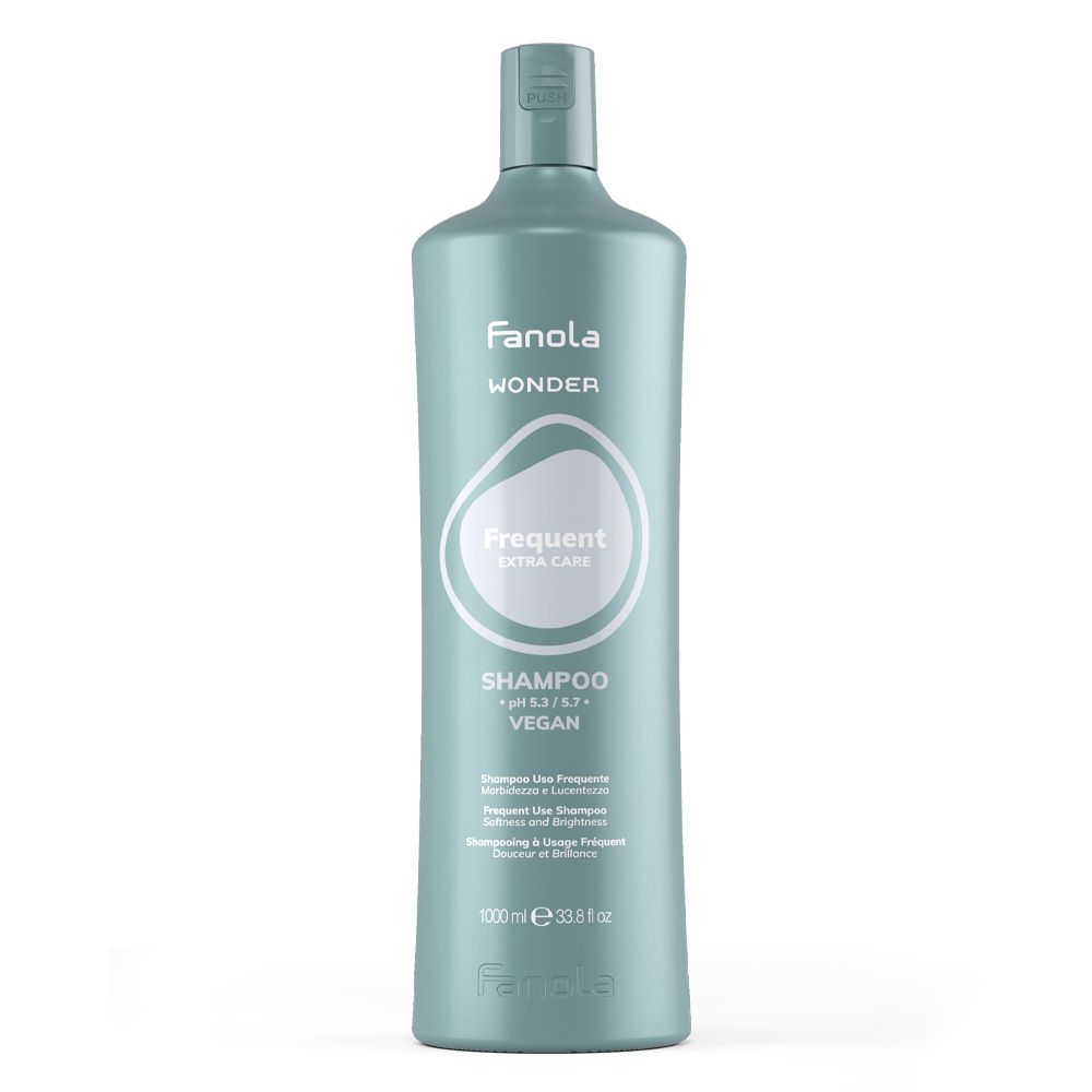 Fanola Wonder Frequent Extra Care, szampon do codziennej pielęgnacji włosów, 1000ml