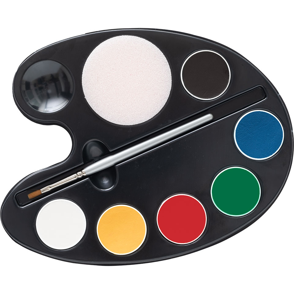 Kryolan, Pintura Water Color Palette 6 Colors, paleta farb do twarzy, Pintura 1
