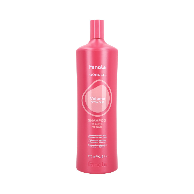 Fanola Wonder Volume Extra Care, szampon zwiększający objętość włosów, 1000ml