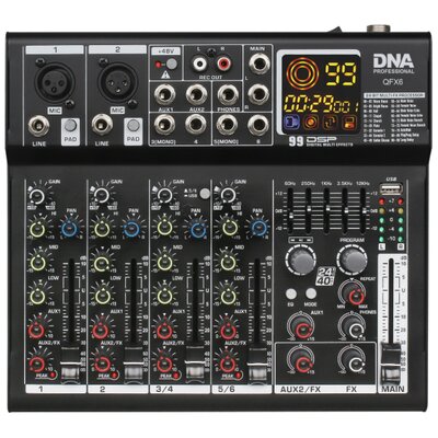 Mikser audio DNA QFX6